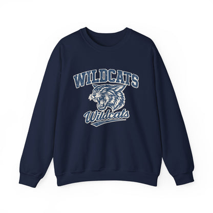 Wildcats College Sweatshirt – Retro Varsity Graphic Crewneck - JennyCool