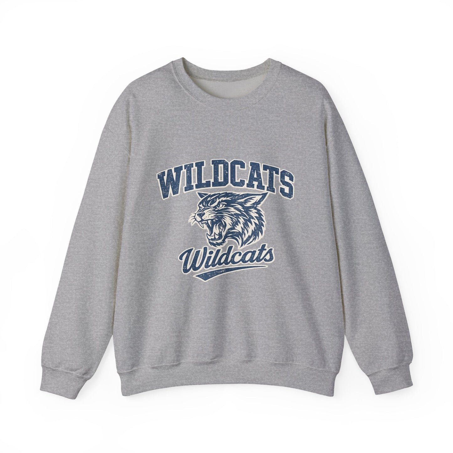 Wildcats College Sweatshirt – Retro Varsity Graphic Crewneck - JennyCool