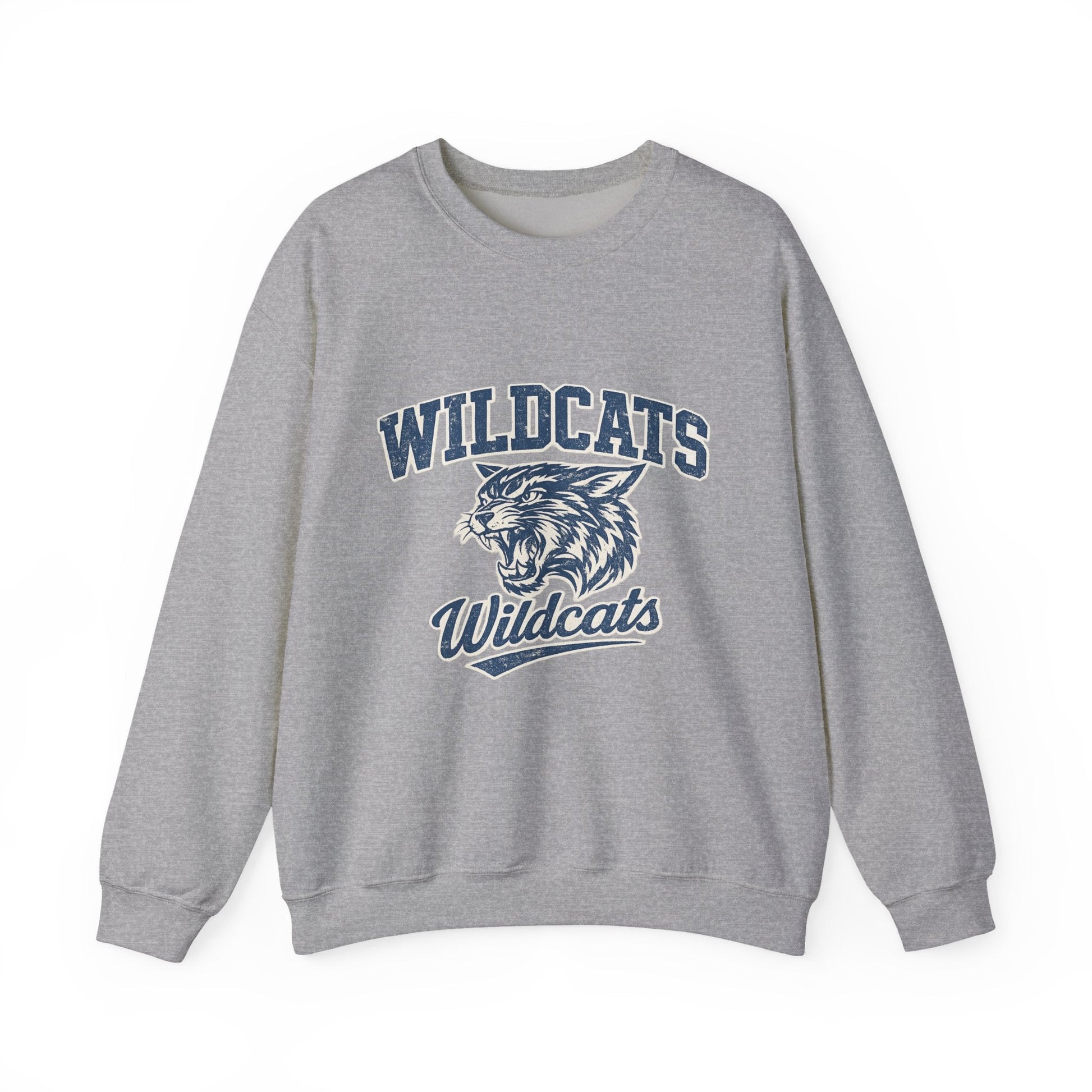 Wildcats College Sweatshirt – Retro Varsity Graphic Crewneck - JennyCool