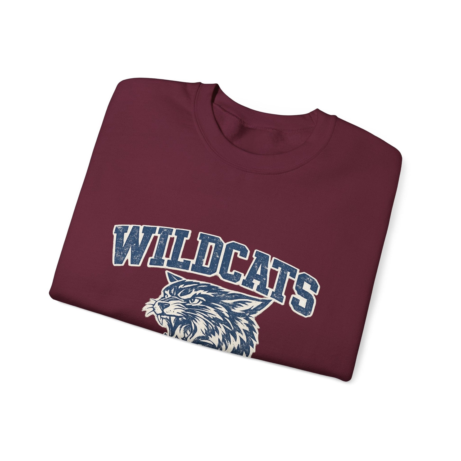 Wildcats College Sweatshirt – Retro Varsity Graphic Crewneck - JennyCool
