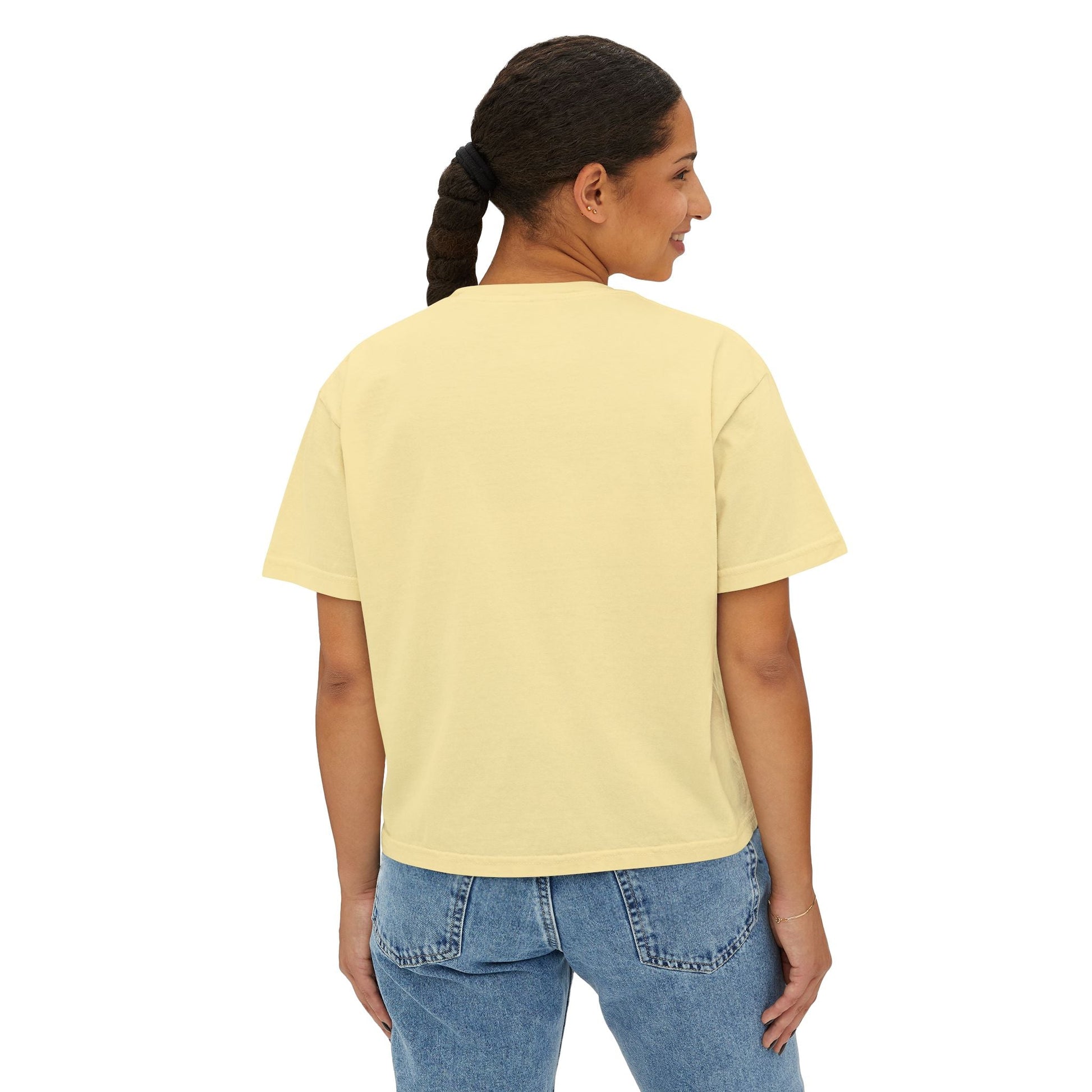 Wildflowers Sunflower Crop Tee – Vintage Boho Sunflower Shirt for Women, Cropped Boxy T-Shirt, Boho Aesthetic Graphic Tee - JennyCool