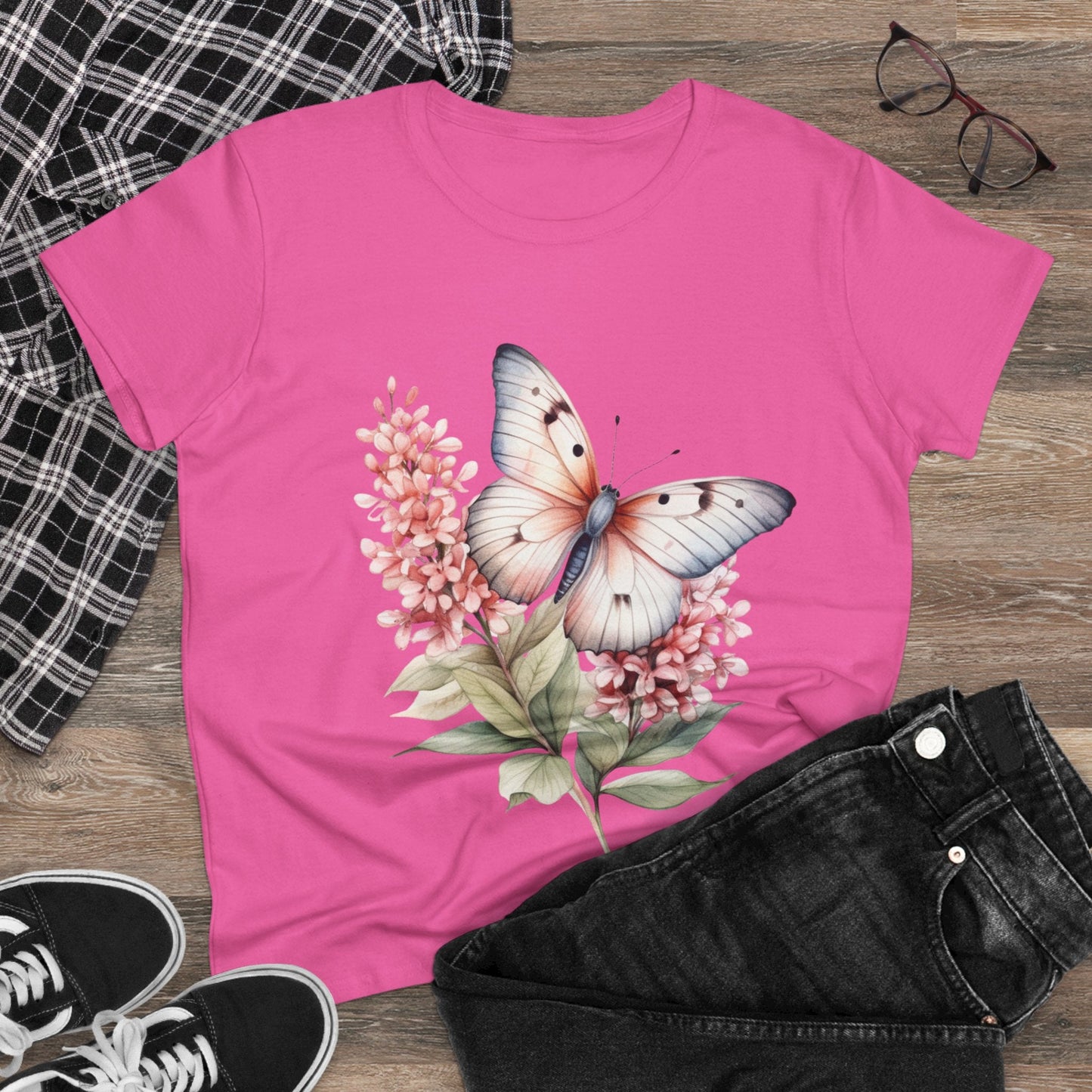 Women's Midweight Cotton Tee - JennyCool