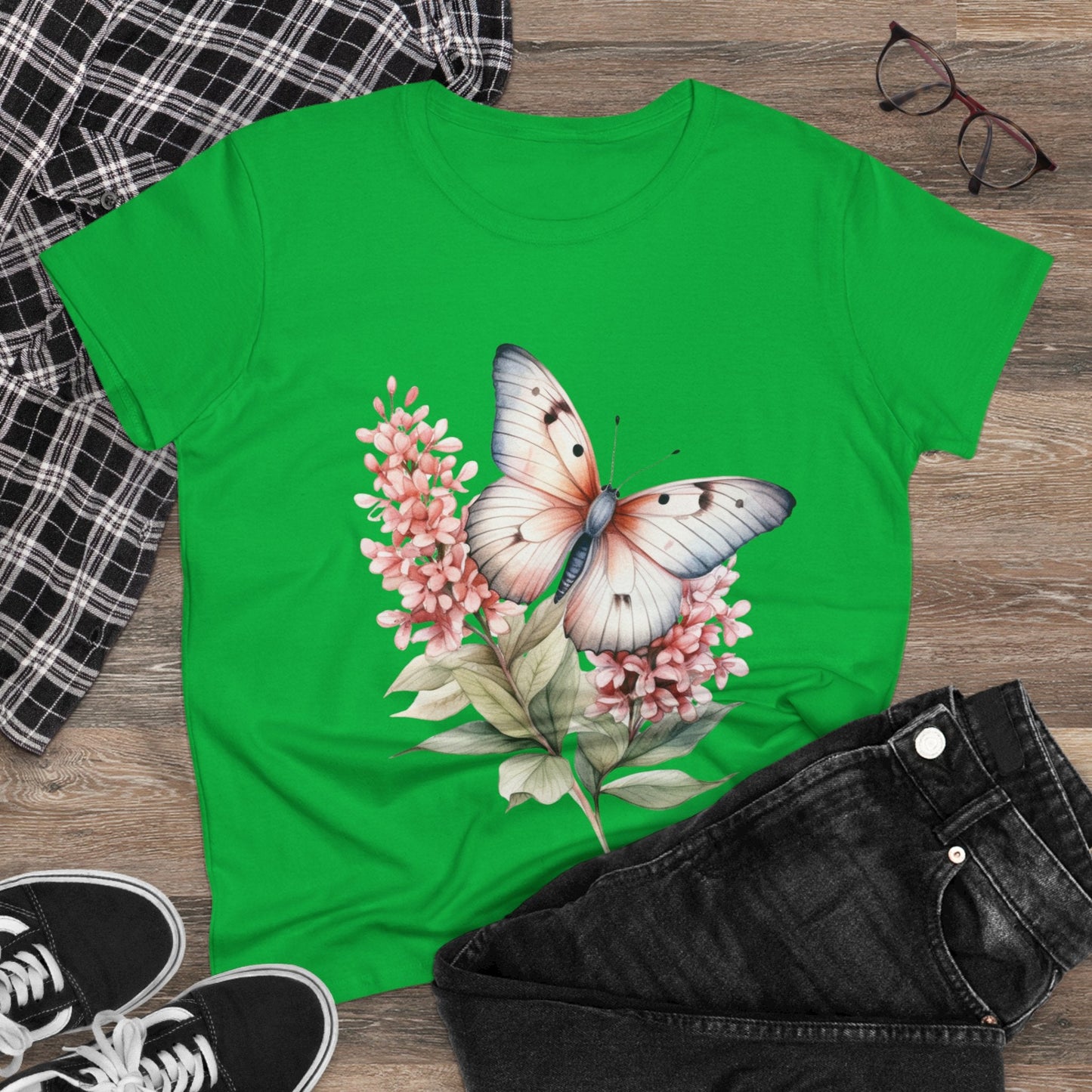 Women's Midweight Cotton Tee - JennyCool