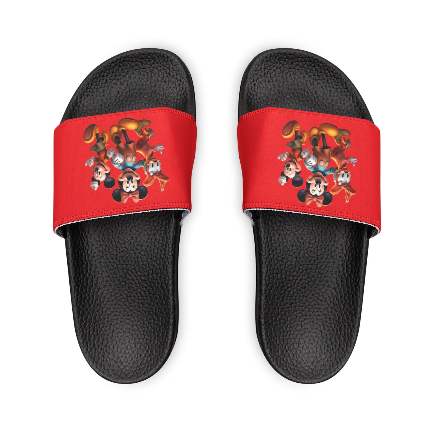 Women's PU Slide Sandals with Disney Characters - JennyCool