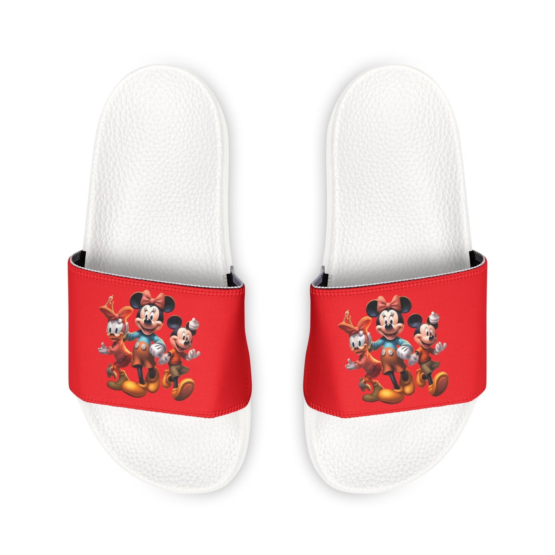 Women's PU Slide Sandals with Disney Characters - JennyCool