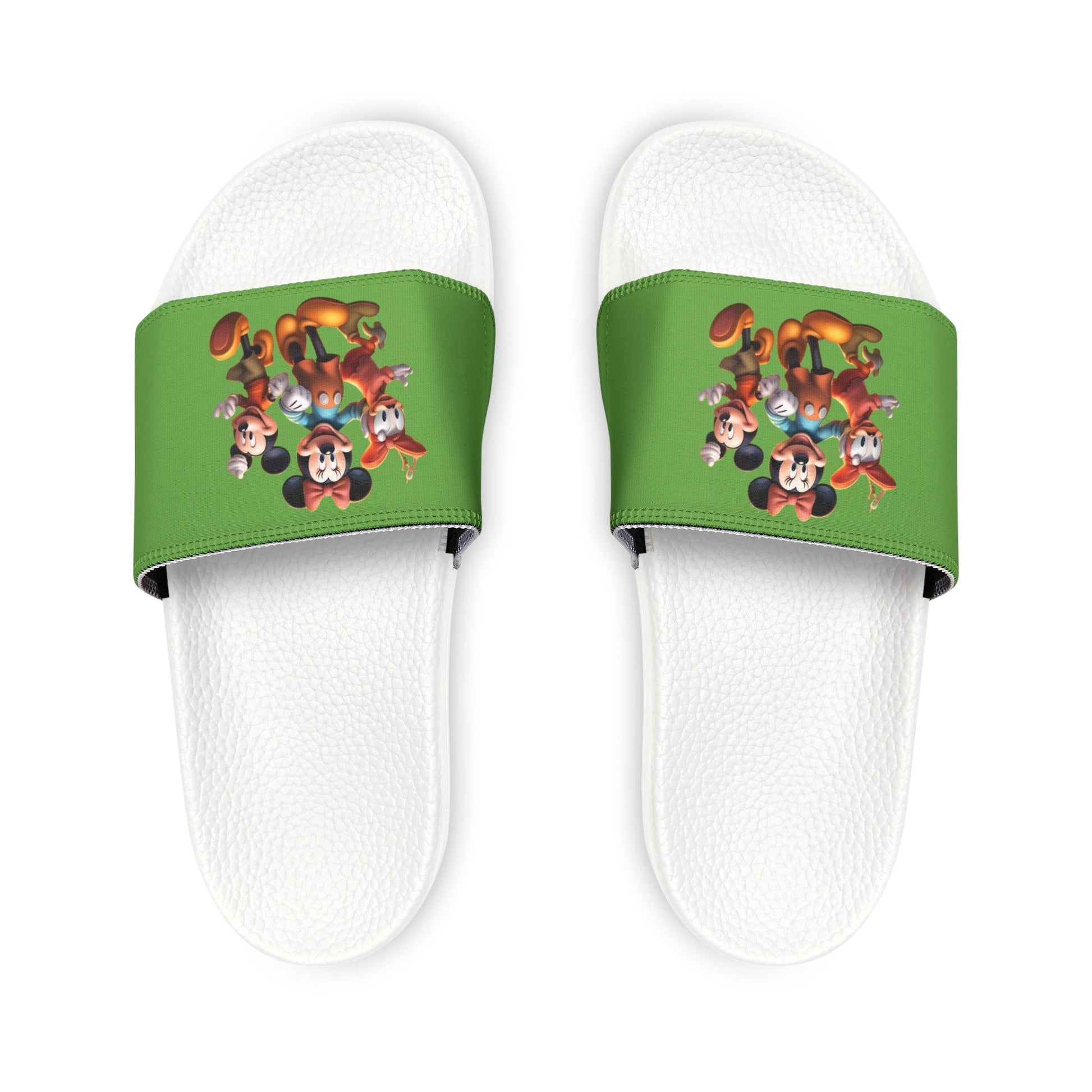 Women's PU Slide Sandals with Disney Characters - JennyCool