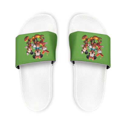 Women's PU Slide Sandals with Disney Characters - JennyCool