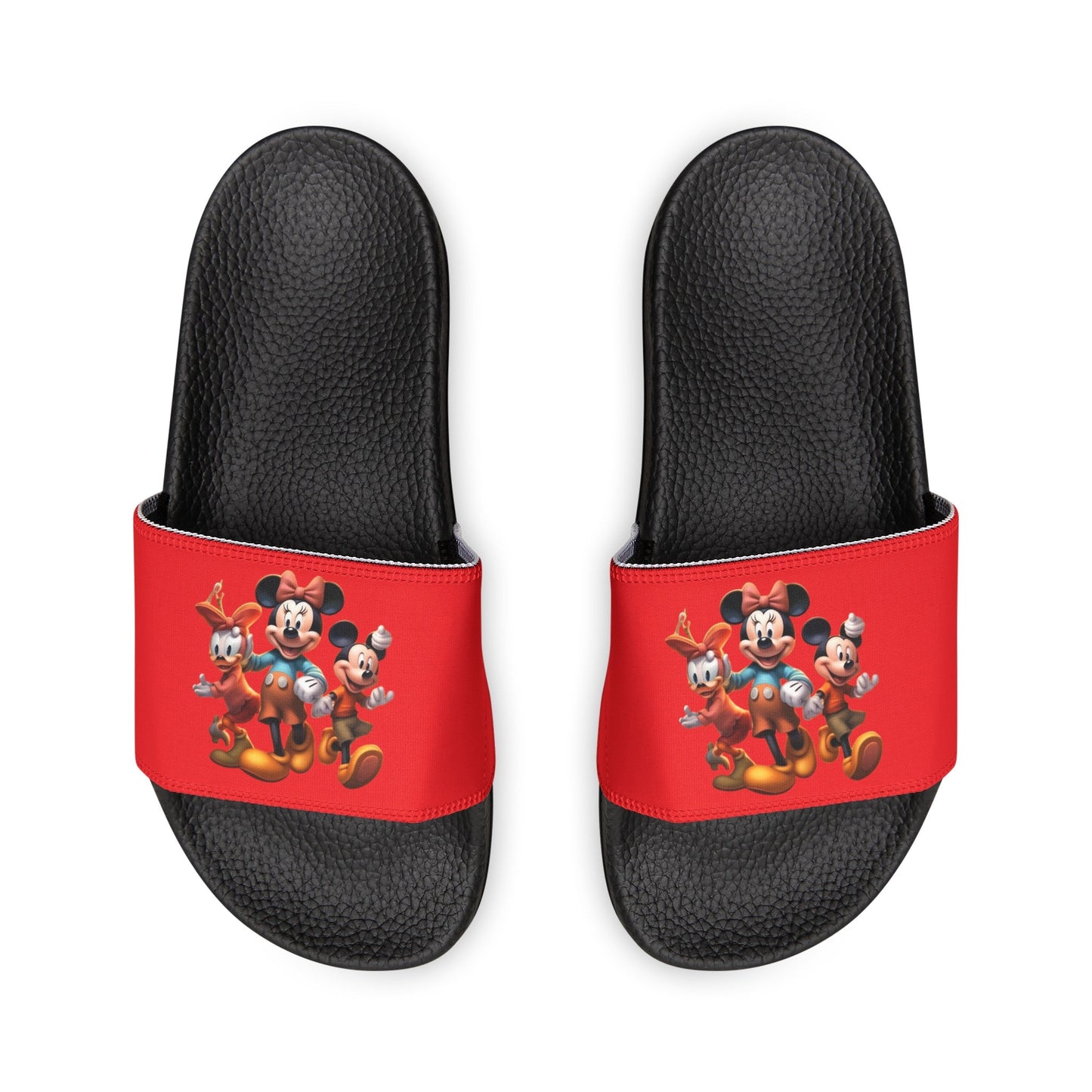 Women's PU Slide Sandals with Disney Characters - JennyCool