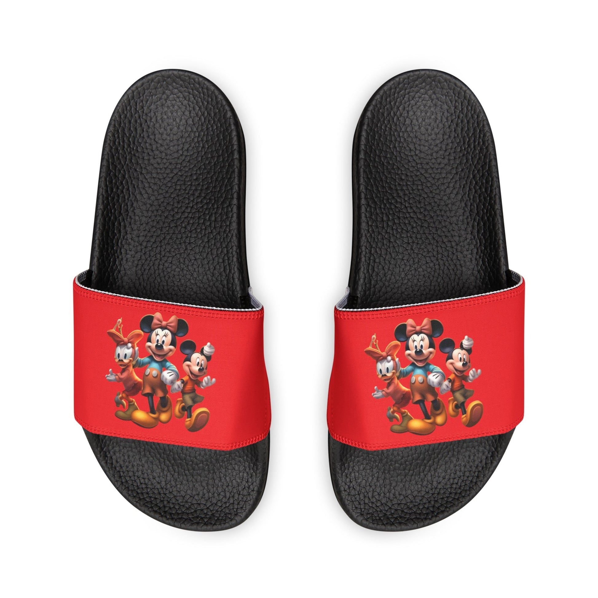 Women's PU Slide Sandals with Disney Characters - JennyCool