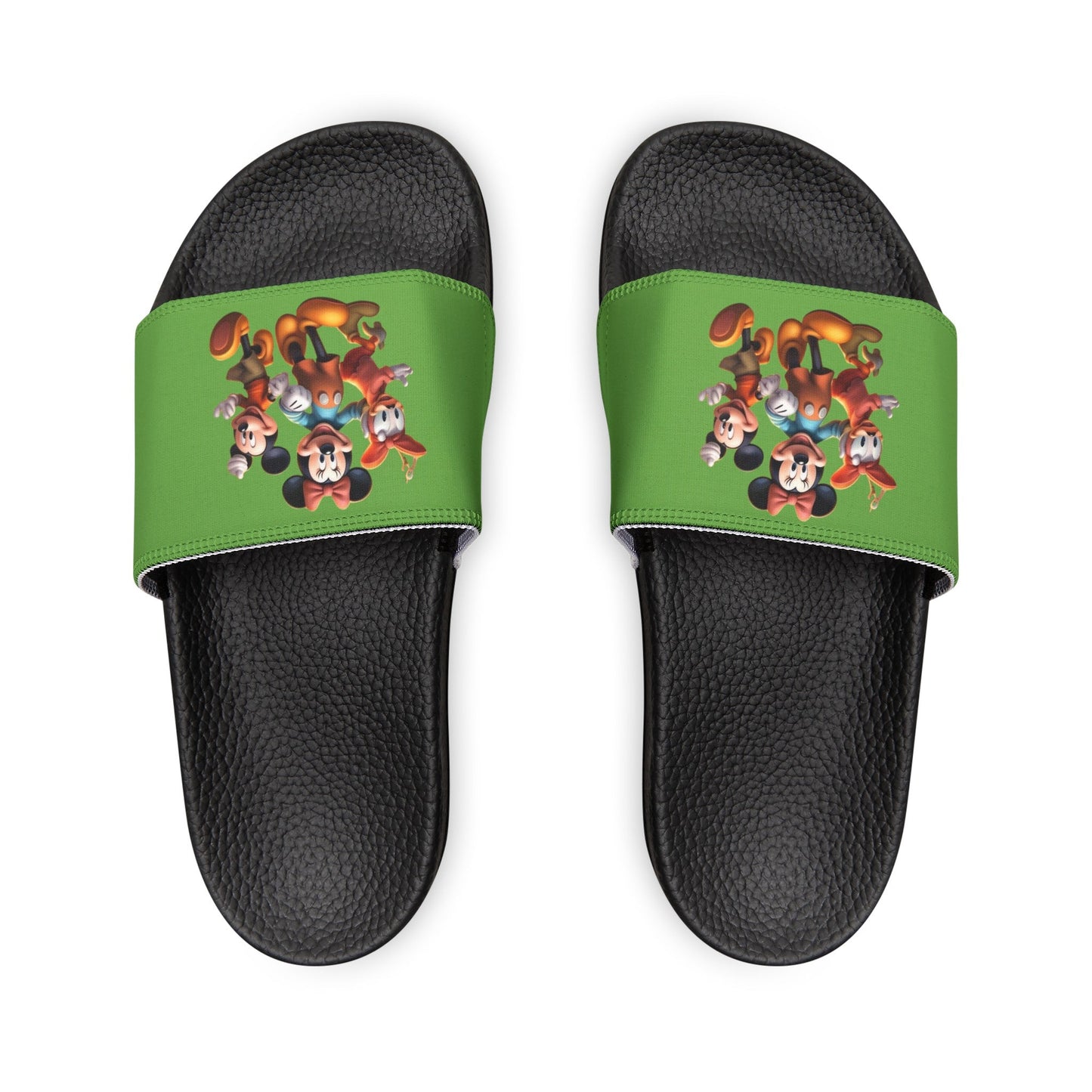Women's PU Slide Sandals with Disney Characters - JennyCool