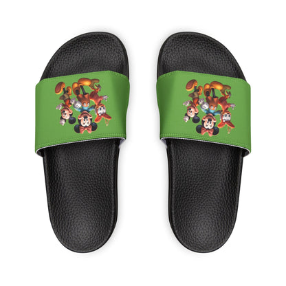 Women's PU Slide Sandals with Disney Characters - JennyCool