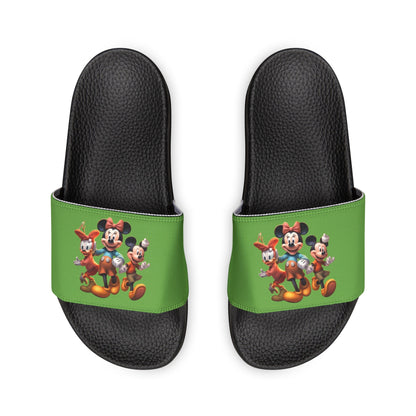Women's PU Slide Sandals with Disney Characters - JennyCool