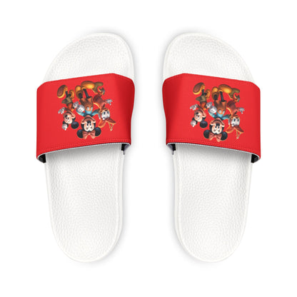 Women's PU Slide Sandals with Disney Characters - JennyCool