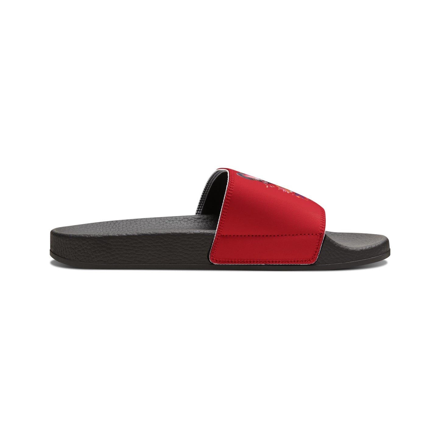 Women's PU Slide Sandals with Graffiti Dog - JennyCool