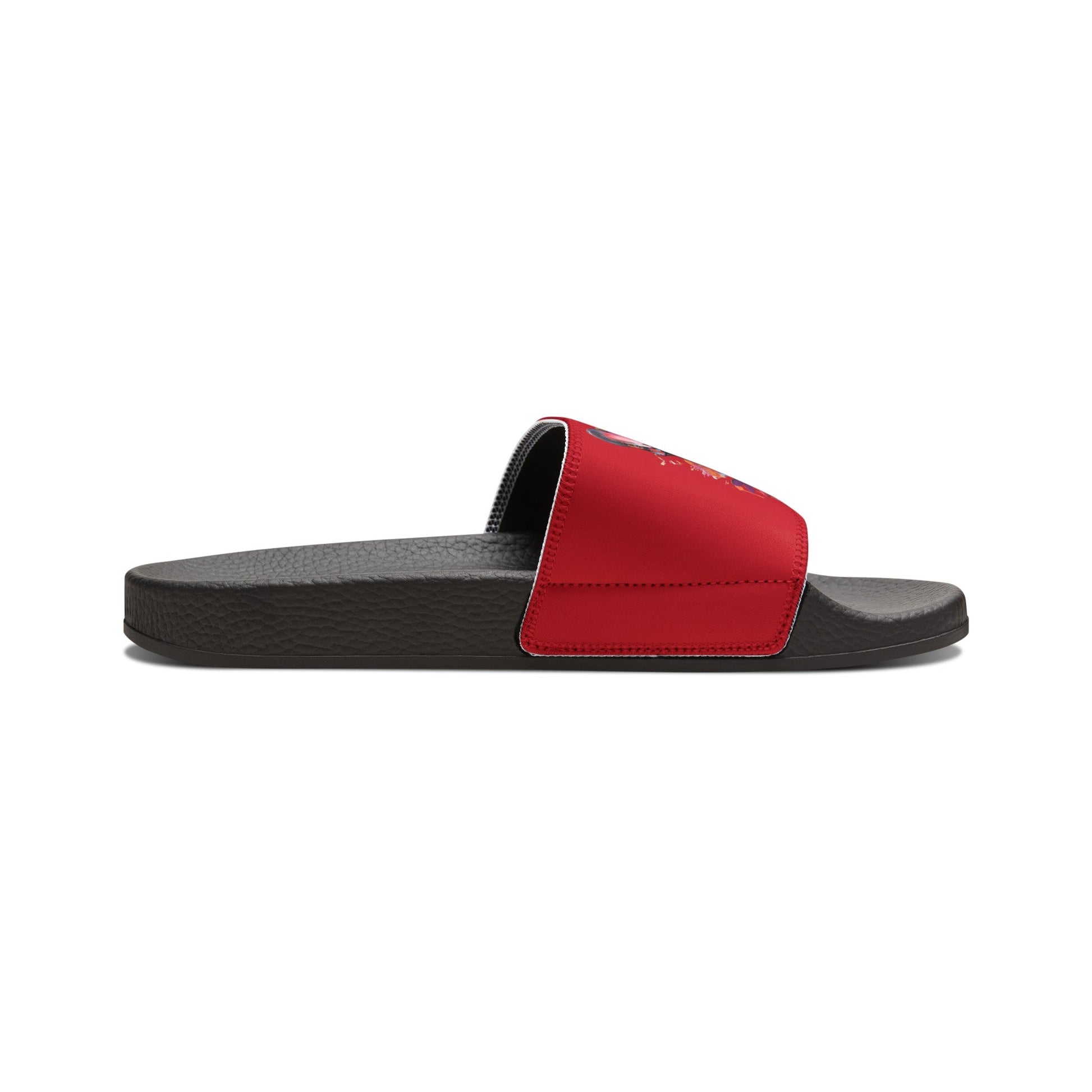 Women's PU Slide Sandals with Graffiti Dog - JennyCool
