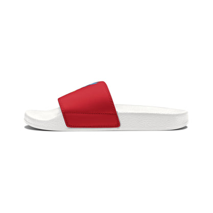 Women's PU Slide Sandals with Graffiti Dog - JennyCool