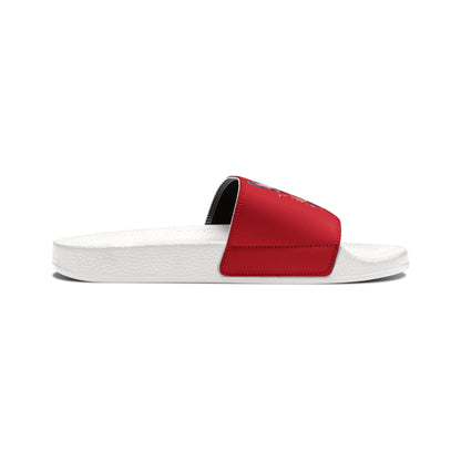 Women's PU Slide Sandals with Graffiti Dog - JennyCool