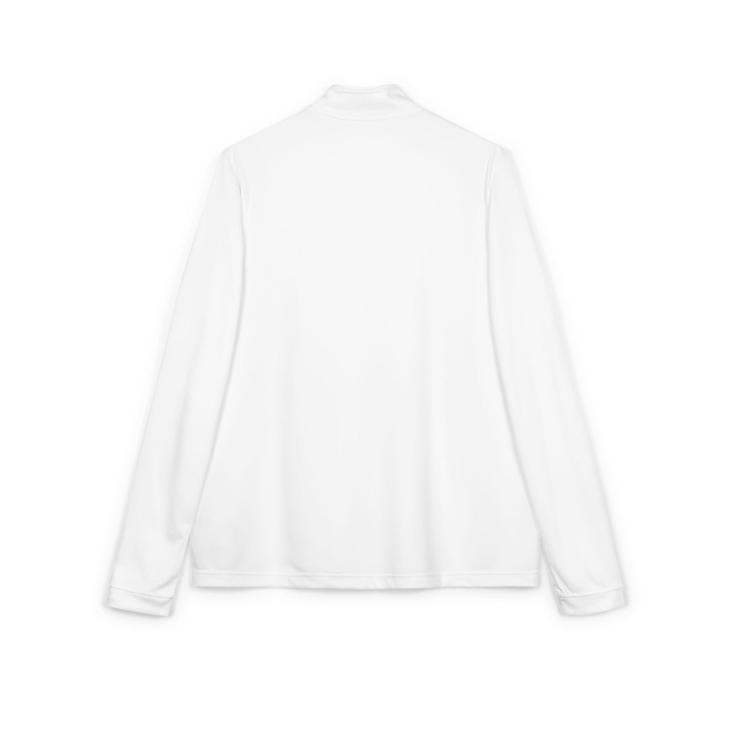 Women’s White JC Embroidered Quarter - Zip – Lightweight Athletic Pullover | Jenny Cool x adidas - JennyCool
