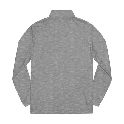 Women’s White JC Embroidered Quarter - Zip – Lightweight Athletic Pullover | Jenny Cool x adidas - JennyCool