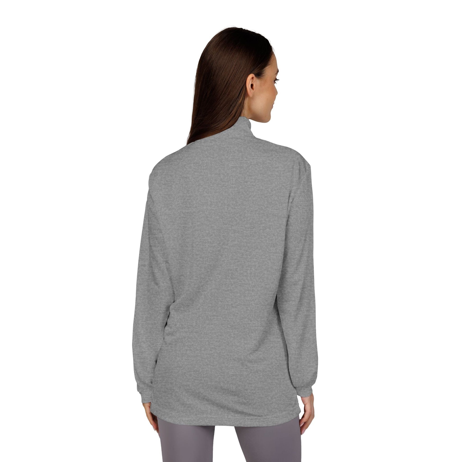 Women’s White JC Embroidered Quarter - Zip – Lightweight Athletic Pullover | Jenny Cool x adidas - JennyCool