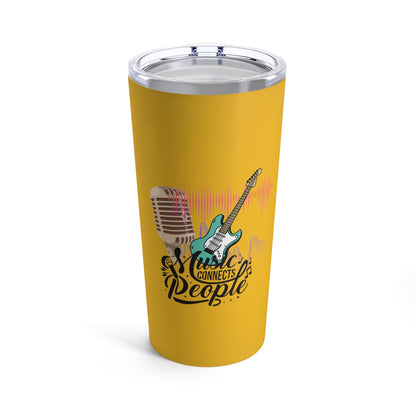 Yellow Camping Tumbler 20oz - JennyCool