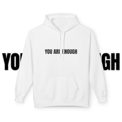 You Are Enough Hoodie – Inspirational Front & Back Quote Unisex Hoodie - JennyCool