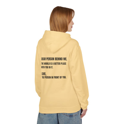 You Are Enough Hoodie – Inspirational Front & Back Quote Unisex Hoodie - JennyCool