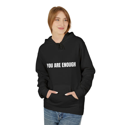 You Are Enough Hoodie – Inspirational Front & Back Quote Unisex Hoodie - JennyCool