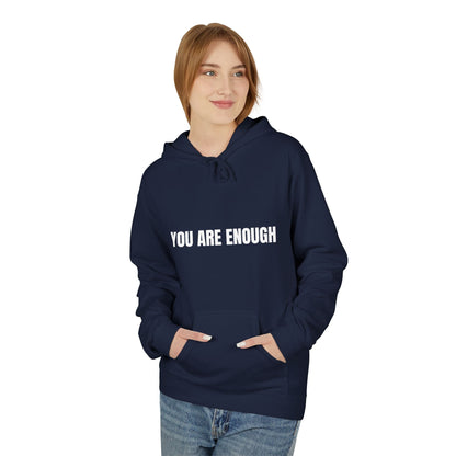 You Are Enough Hoodie – Inspirational Front & Back Quote Unisex Hoodie - JennyCool