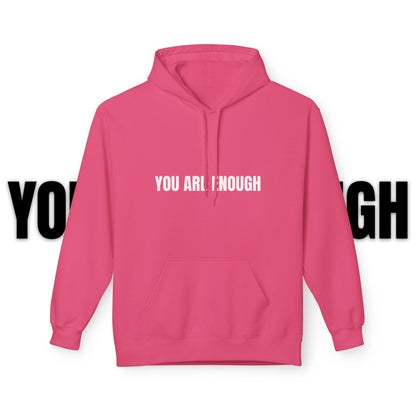 You Are Enough Hoodie – Inspirational Front & Back Quote Unisex Hoodie - JennyCool