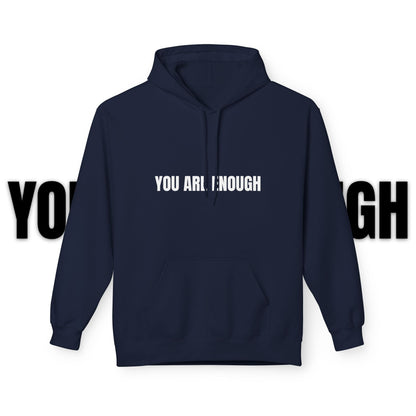 You Are Enough Hoodie – Inspirational Front & Back Quote Unisex Hoodie - JennyCool