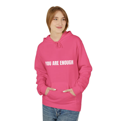You Are Enough Hoodie – Inspirational Front & Back Quote Unisex Hoodie - JennyCool