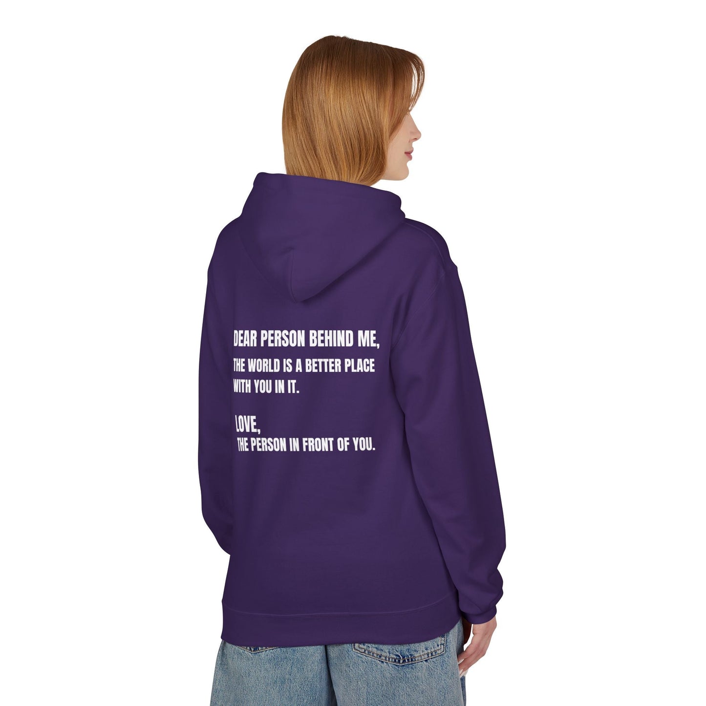 You Are Enough Hoodie – Inspirational Front & Back Quote Unisex Hoodie - JennyCool