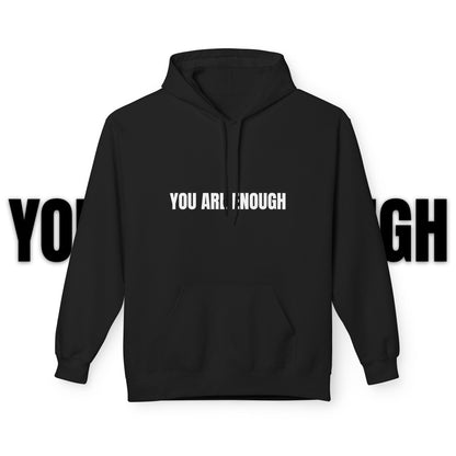 You Are Enough Hoodie – Inspirational Front & Back Quote Unisex Hoodie - JennyCool