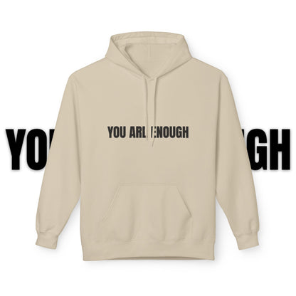 You Are Enough Hoodie – Inspirational Front & Back Quote Unisex Hoodie - JennyCool